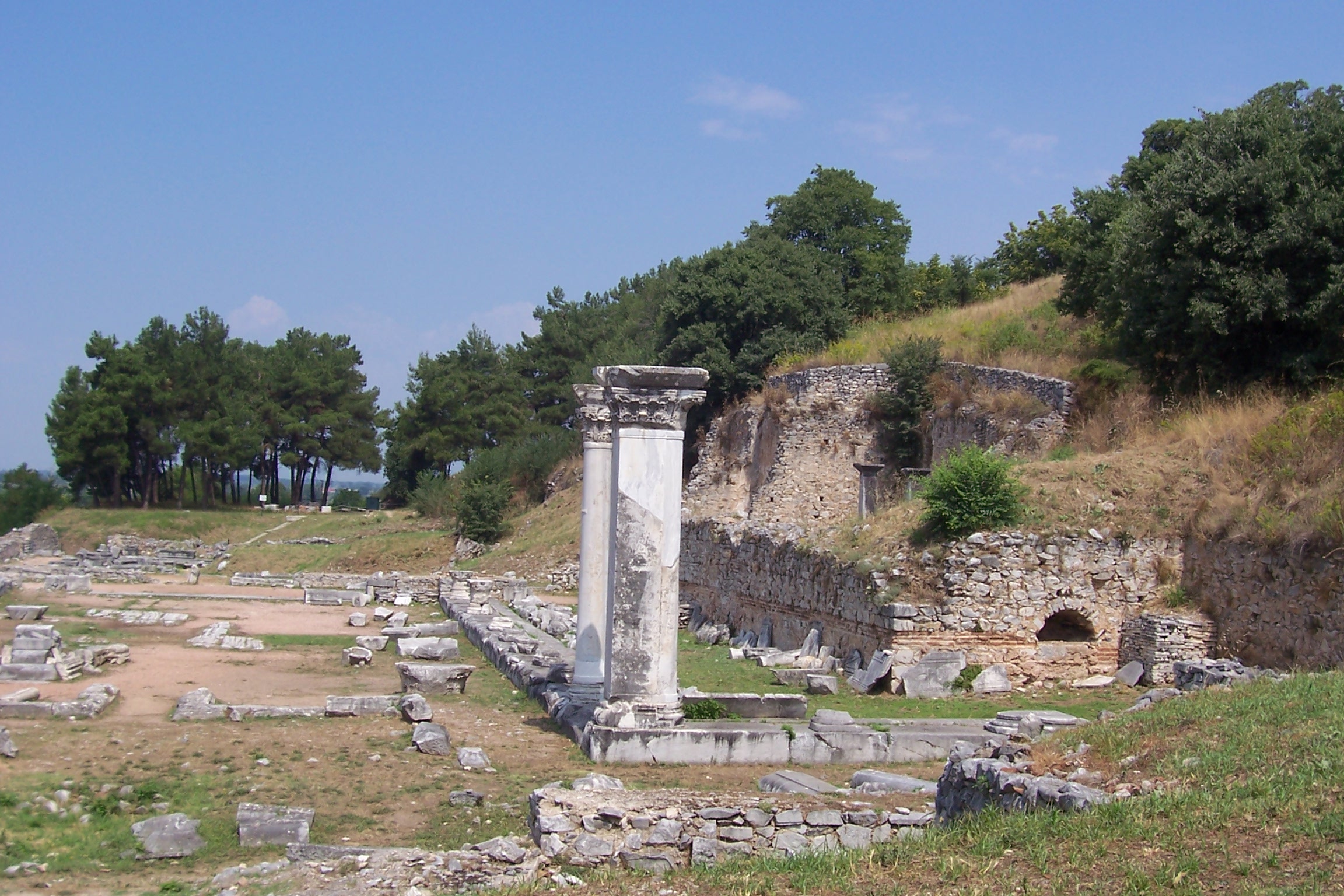 Philippi - Basilica A | Temple, Historic Ruins