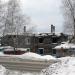 Сгоревший дом в городе Серов
