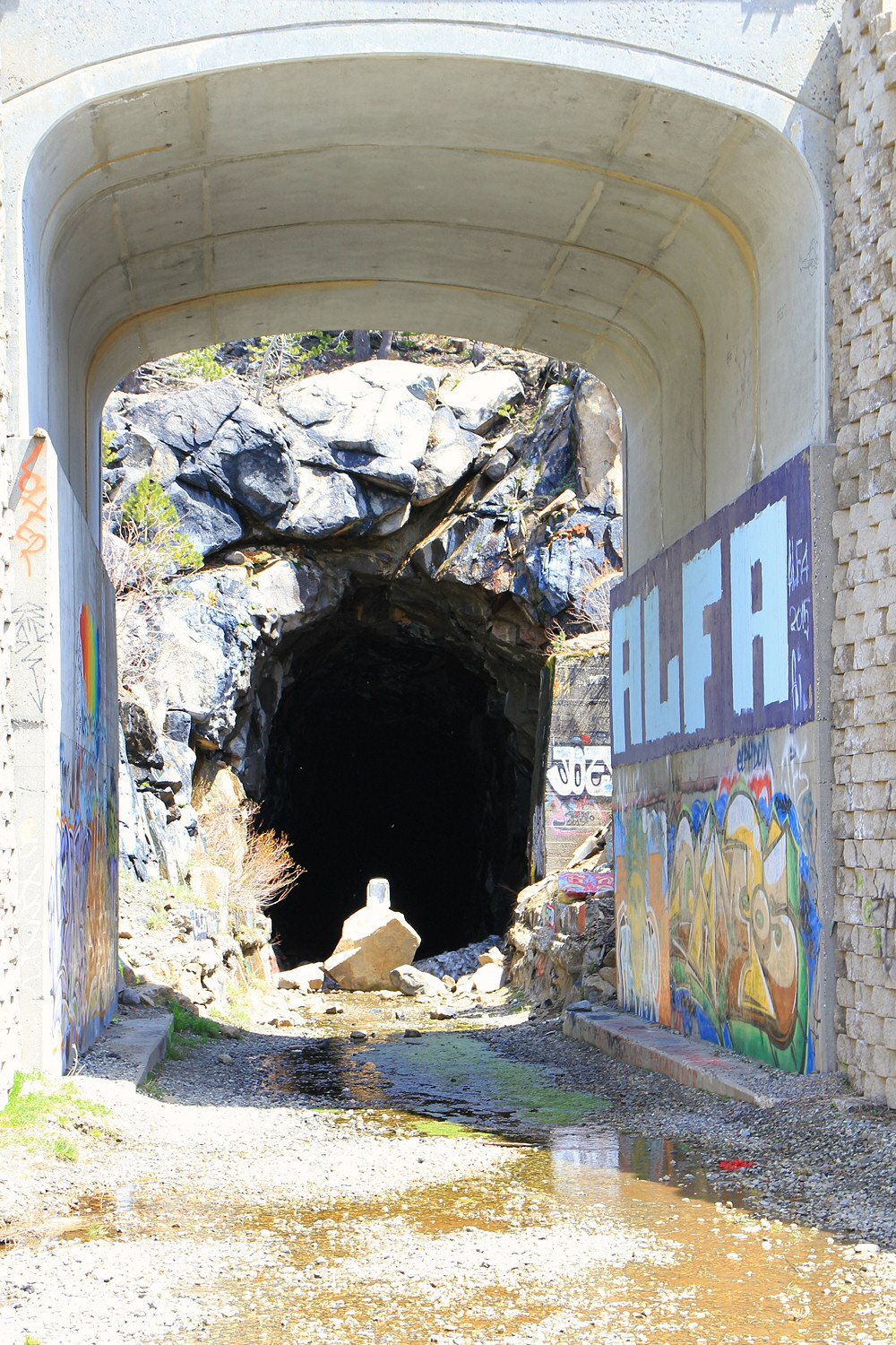 West Portal Donner Pass Summit Tunnels 4080