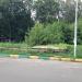 Фундамент сгоревшего здания в городе Томилино
