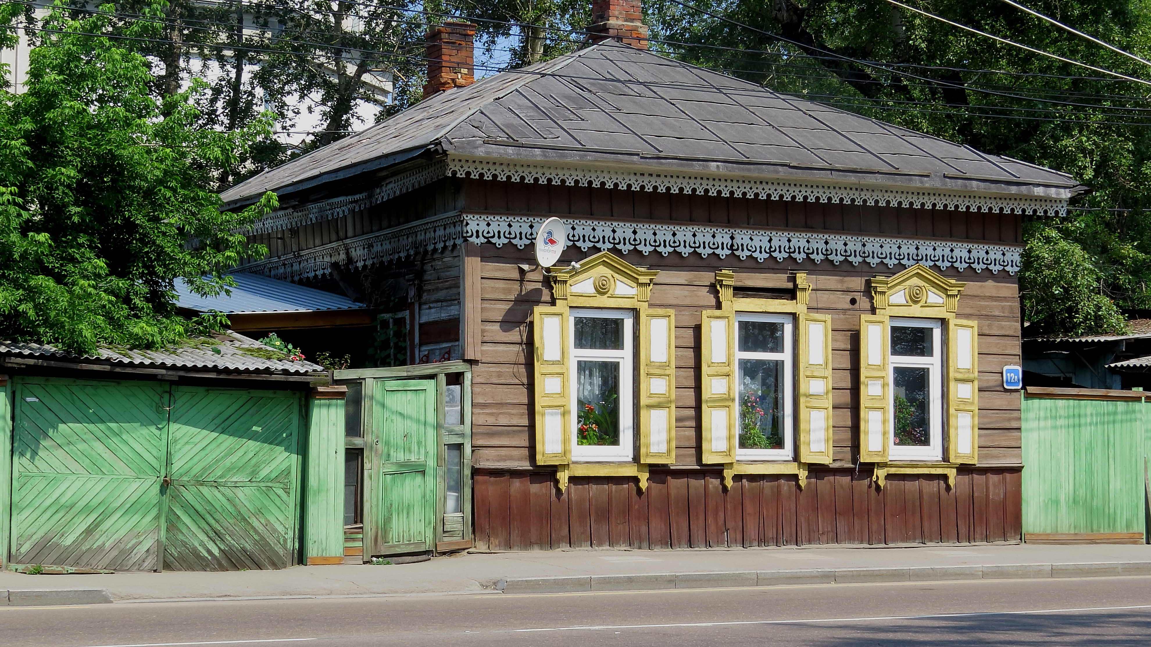 Дом в центре Иркутске