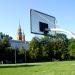Basketball court in Warsaw city