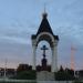 Часовня-сень над поклонным крестом в городе Кострома