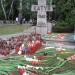 Monument to Katyn massacre in Warsaw city
