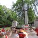 Monument to Katyn massacre in Warsaw city