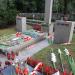 Monument to Katyn massacre in Warsaw city