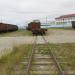Нерегулируемый железнодорожный переезд в городе Холмск
