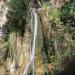 Wadi Bin Hammad: Hoher seitlicher Wasserfall