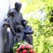 Monument to Janusz Korczak in Warsaw city