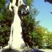 Monument to Janusz Korczak in Warsaw city