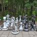 Площадка с шахматными фигурами в городе Дмитров