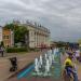 Каскадный фонтан в городе Дмитров