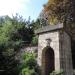 Entrance Gate to the access avenue to Carinhall and two former guard houses