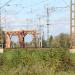 Железнодорожный мост через реку Клязьму в городе Долгопрудный