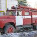 Заброшенная пожарная машина в городе Рязань