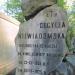 The tomb of Cecylia Niewiadomska in Warsaw city