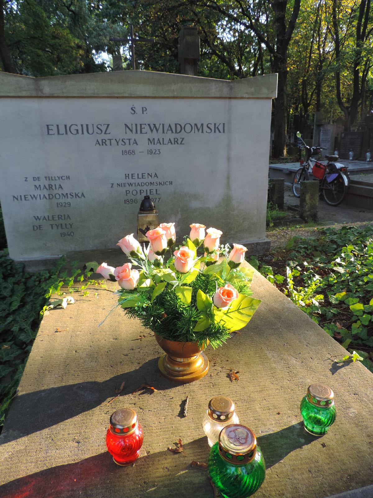 Podanie O Popielu Cecylia Niewiadomska The tomb of Cecylia Niewiadomska - Warsaw