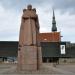 Monument to Latvian Riflemen in Riga city