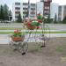 Клумба-велосипед в городе Великий Новгород