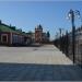 Территория собора Благовещения Пресвятой Богородицы в городе Йошкар-Ола