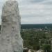 Меловая скала в городе Святогорск