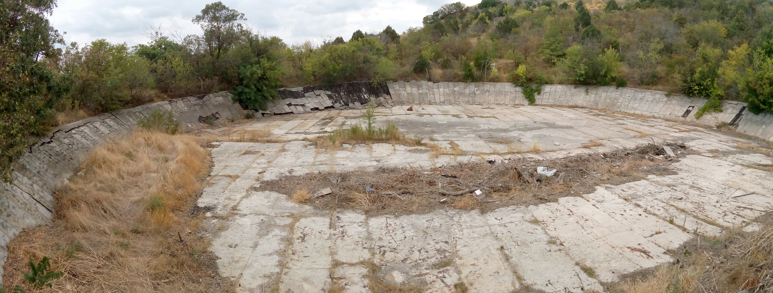 Empty water tank Foros