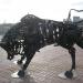 Скульптура быка в городе Благовещенск