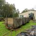 Locomotive depot for a narrow-gauge peat railroad