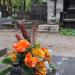 The tomb of Miron Białoszewski in Warsaw city