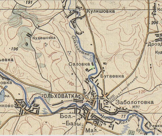 Карта ольховатки воронежской области