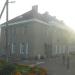 Railway station Skrunda head building in Skrunda city