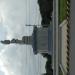 Bassac River Bridge Roundabout in Phnom Penh city