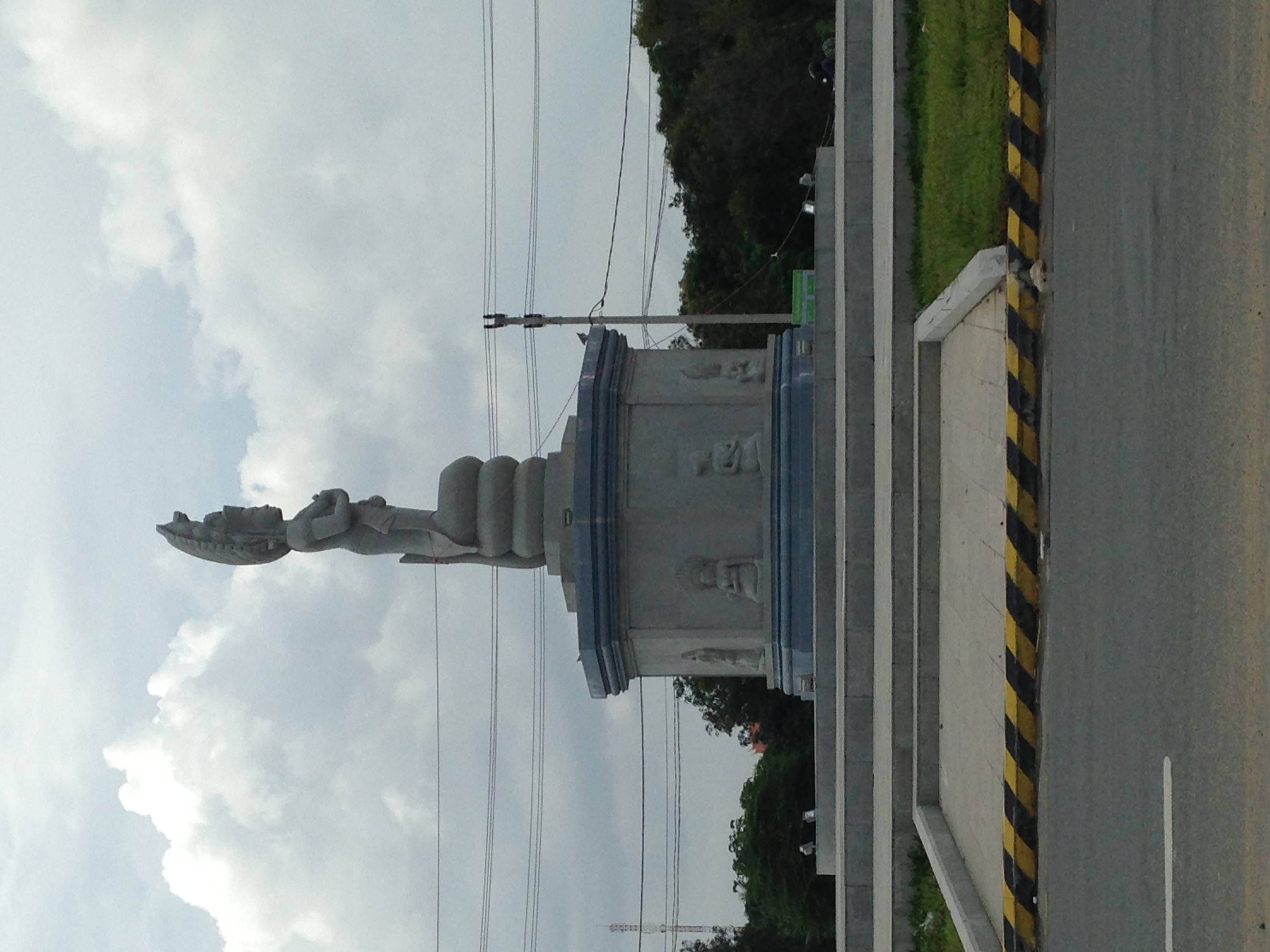 Bassac River Bridge Roundabout Phnom Penh