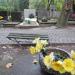 The tomb of Aleksander Gieysztor in Warsaw city