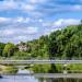 Пешеходный мост через реку Вязьму в городе Тейково