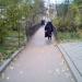 Пешеходный мост через реку Баньку в городе Красногорск