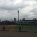 Снесенная мачта освещения в городе Москва