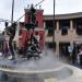 Fountain in Los Angeles, California city