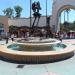 Fountain in Los Angeles, California city