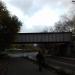 Демонтированный железнодорожный мост заводского подъездного пути в городе Москва