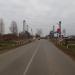 Узкоколейный железнодорожный переезд в городе Иваново