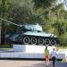 Танк Т-34-85 в городе Омск