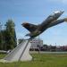 Памятник – самолёт L39 в городе Мичуринск
