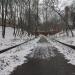 Остатки старого обустроенного канала ручья в городе Москва