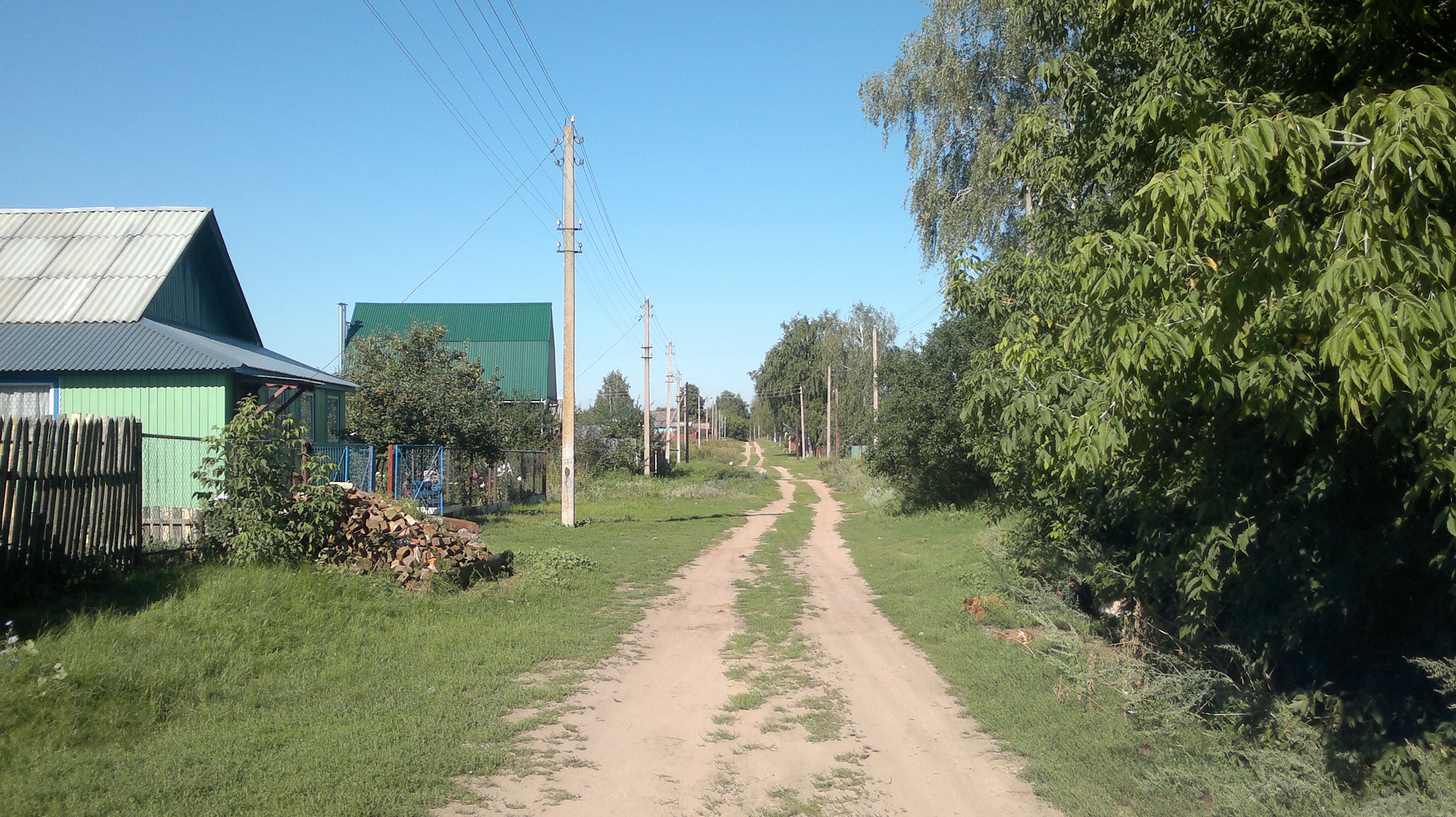 Санское село Шиловского района