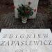 The grave of Zbigniew Zapasiewicz in Warsaw city