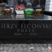 The Tomb of Jerzy Ficowski in Warsaw city
