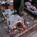 The tomb of Jacek Kaczmarski in Warsaw city