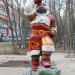 Скульптура богатыря в городе Красногорск