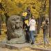 Скульптура «Бронзовый лев» в городе Днепр